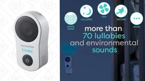 LectroFan Kinder Sleep Sound Machine and Night Light | $48 | After on-page coupon and Use code 25OffKinder